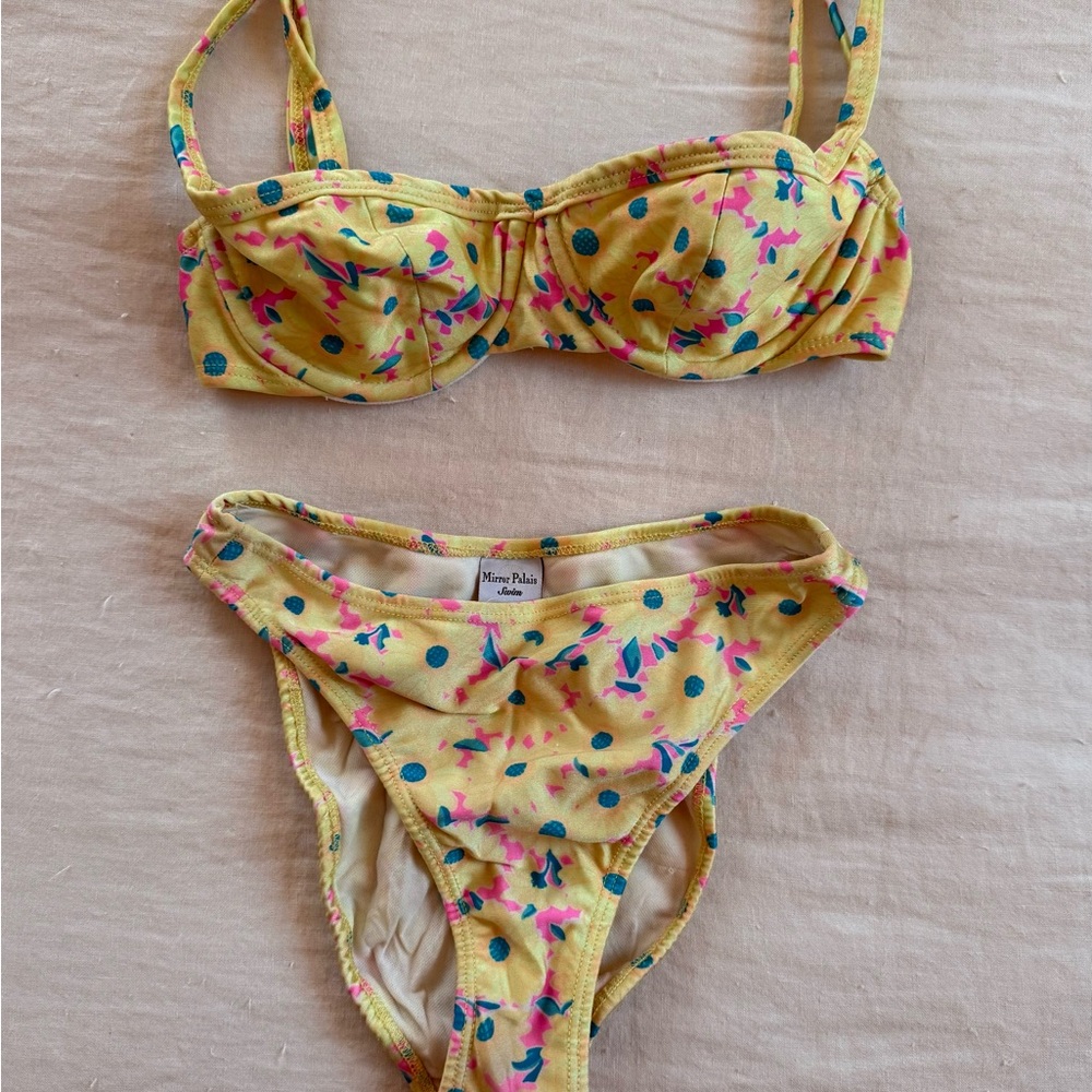 Mirror Palais Floral Bikini Set xs